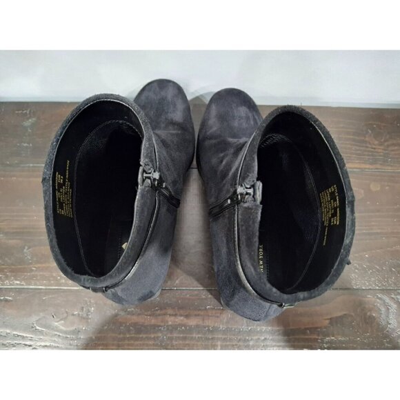Kate Spade New York Madison  Black Suede Leather Booties/Pre-owned, Sz. 9B EUC - Picture 9 of 12